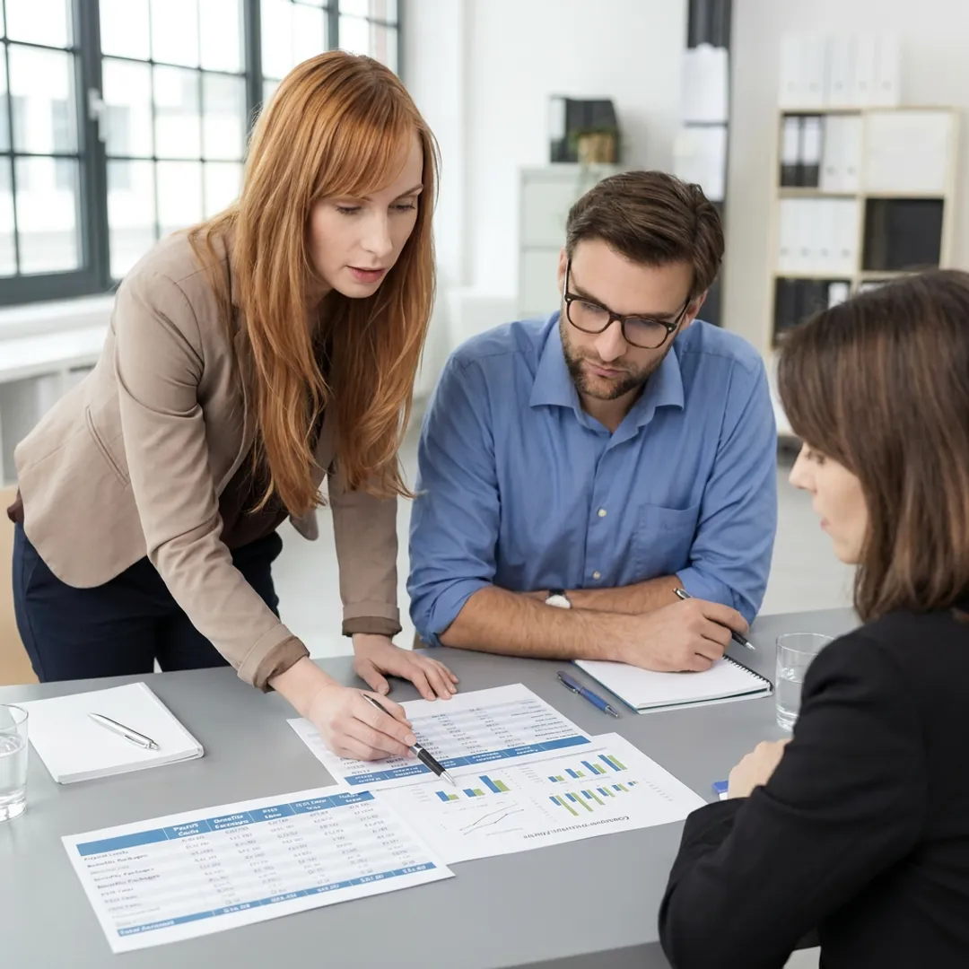 Advisor comparing HR and benefits programs
