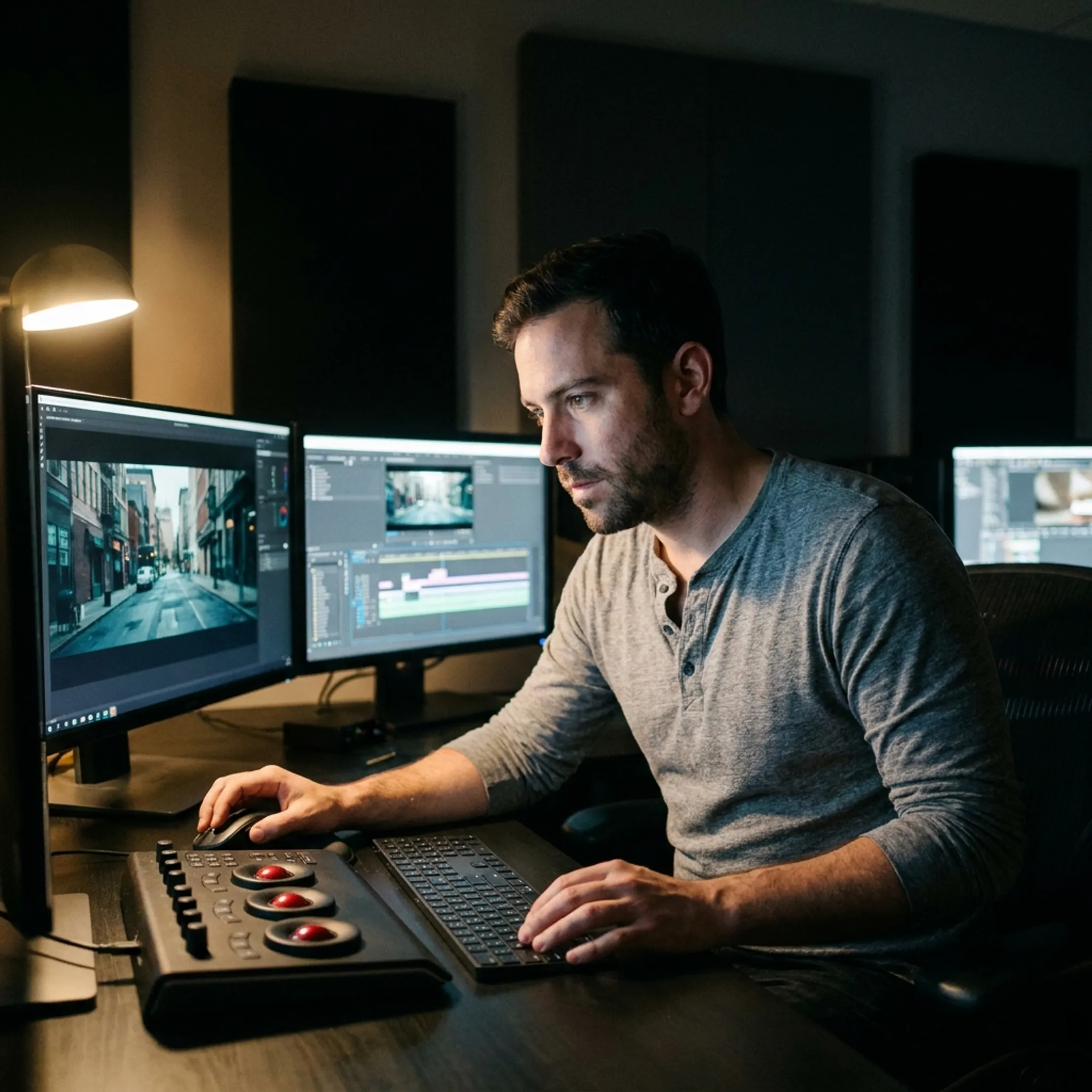 Editor refining video footage