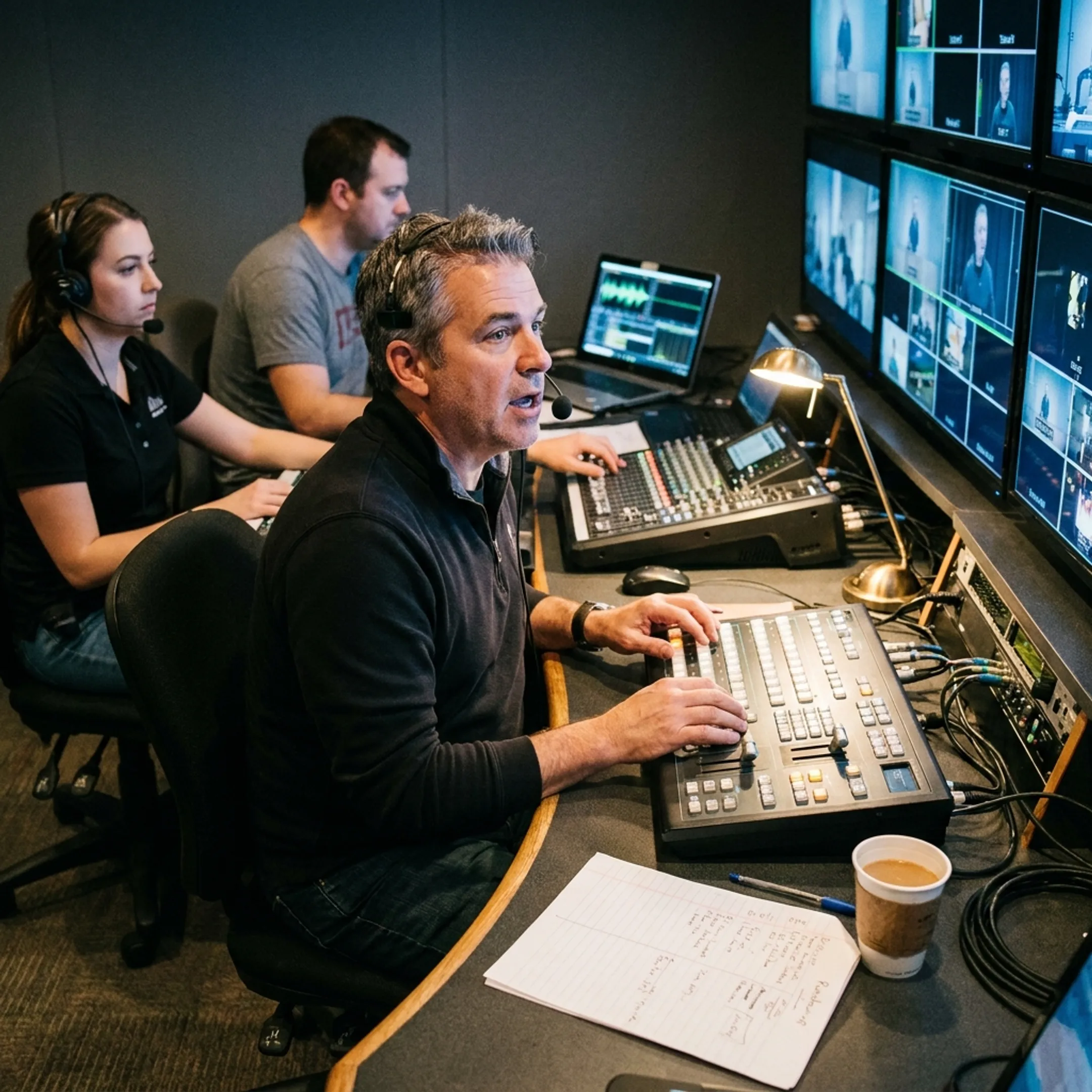Director monitoring a live event stream