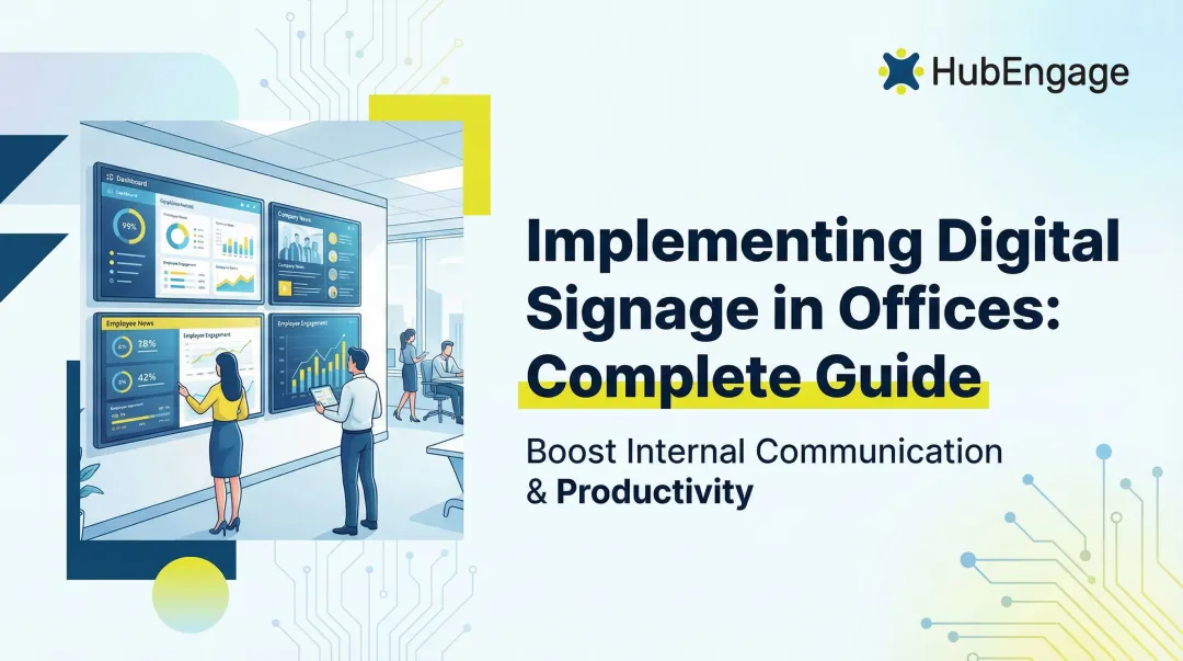 Implementing Digital Signage in Offices: Complete Guide