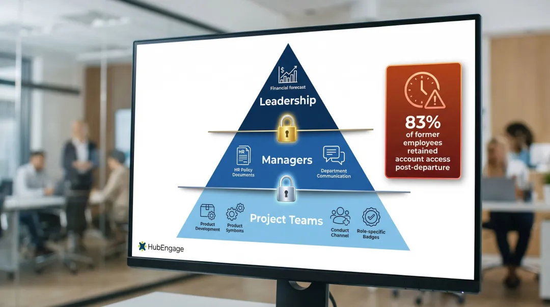 Role-based access control segmentation model for distributed team communications security