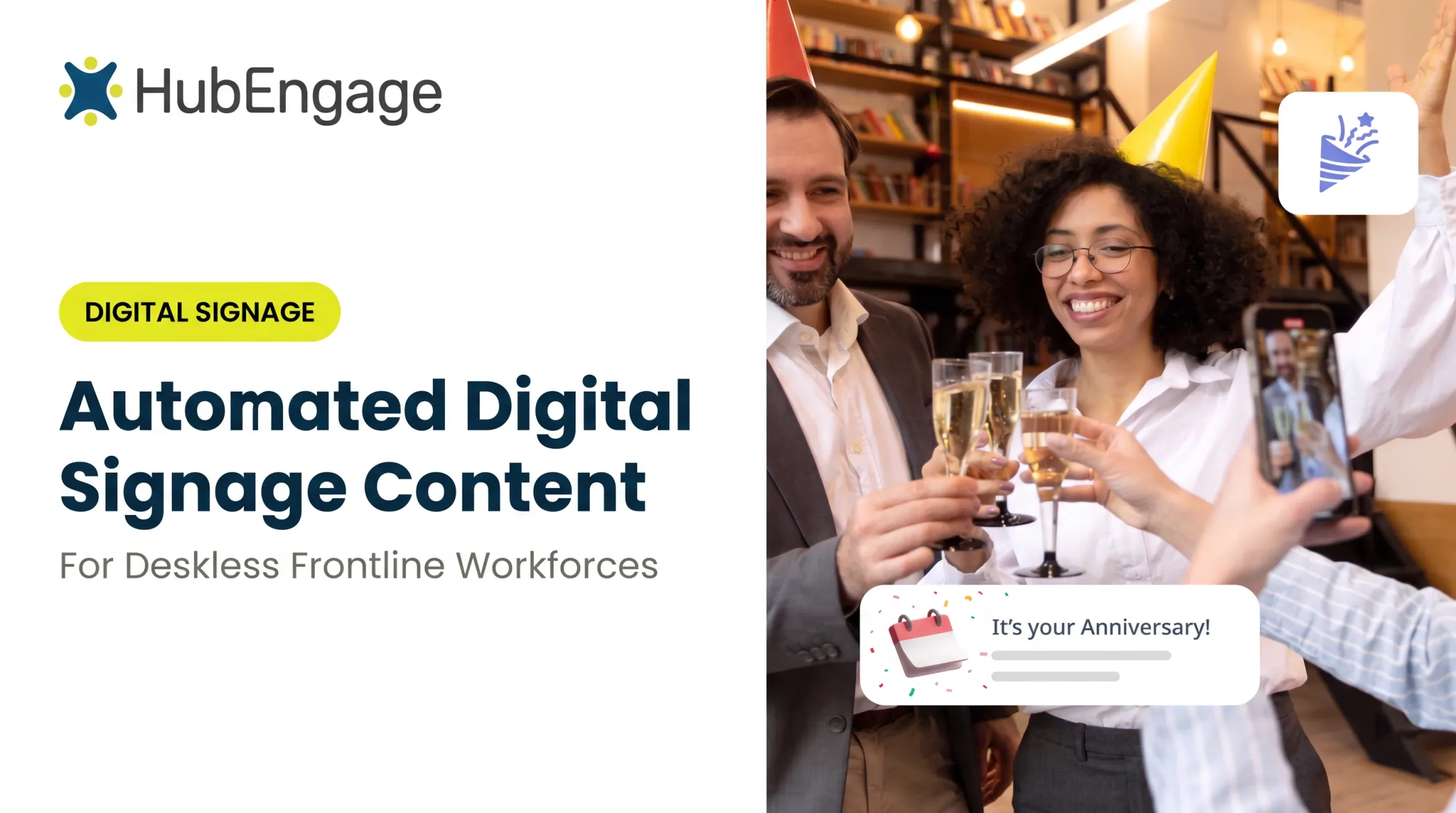 Automated Digital Signage Content