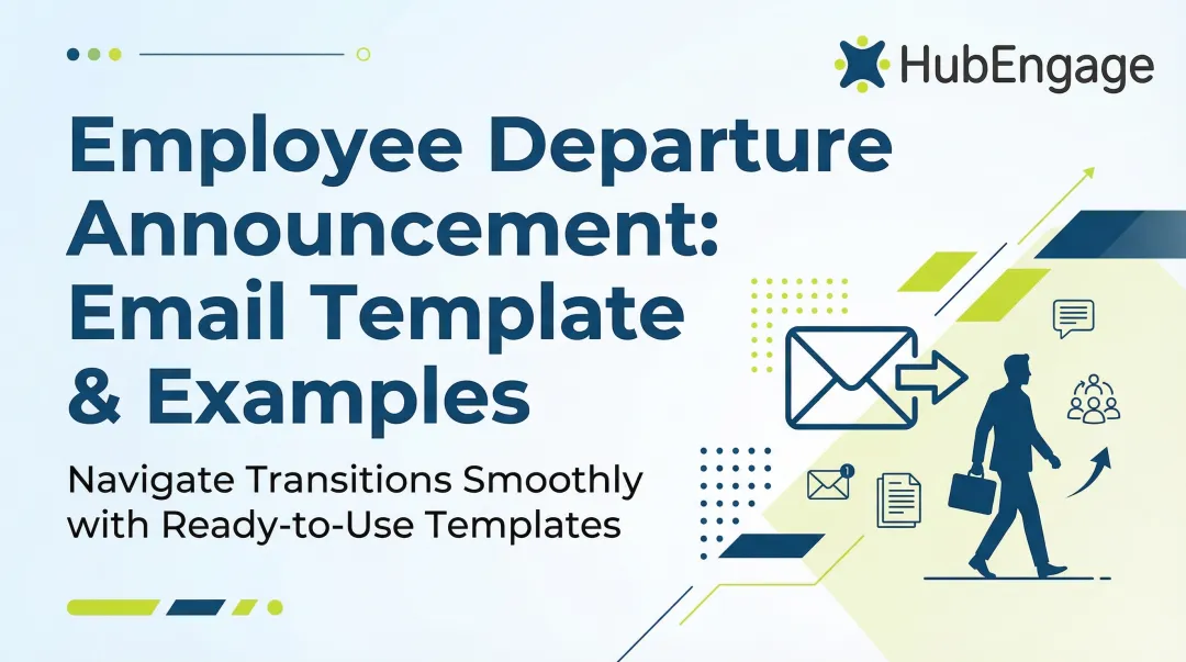 Employee Departure Announcement: Email Template & Examples