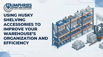 Cover image for Using Husky Shelving Accessories to Improve Your Warehouse's Organization and Efficiency
