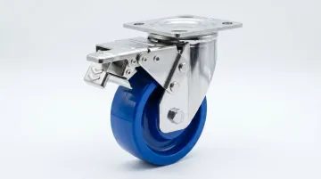 NSF-certified stainless steel casters for food service and healthcare equipment