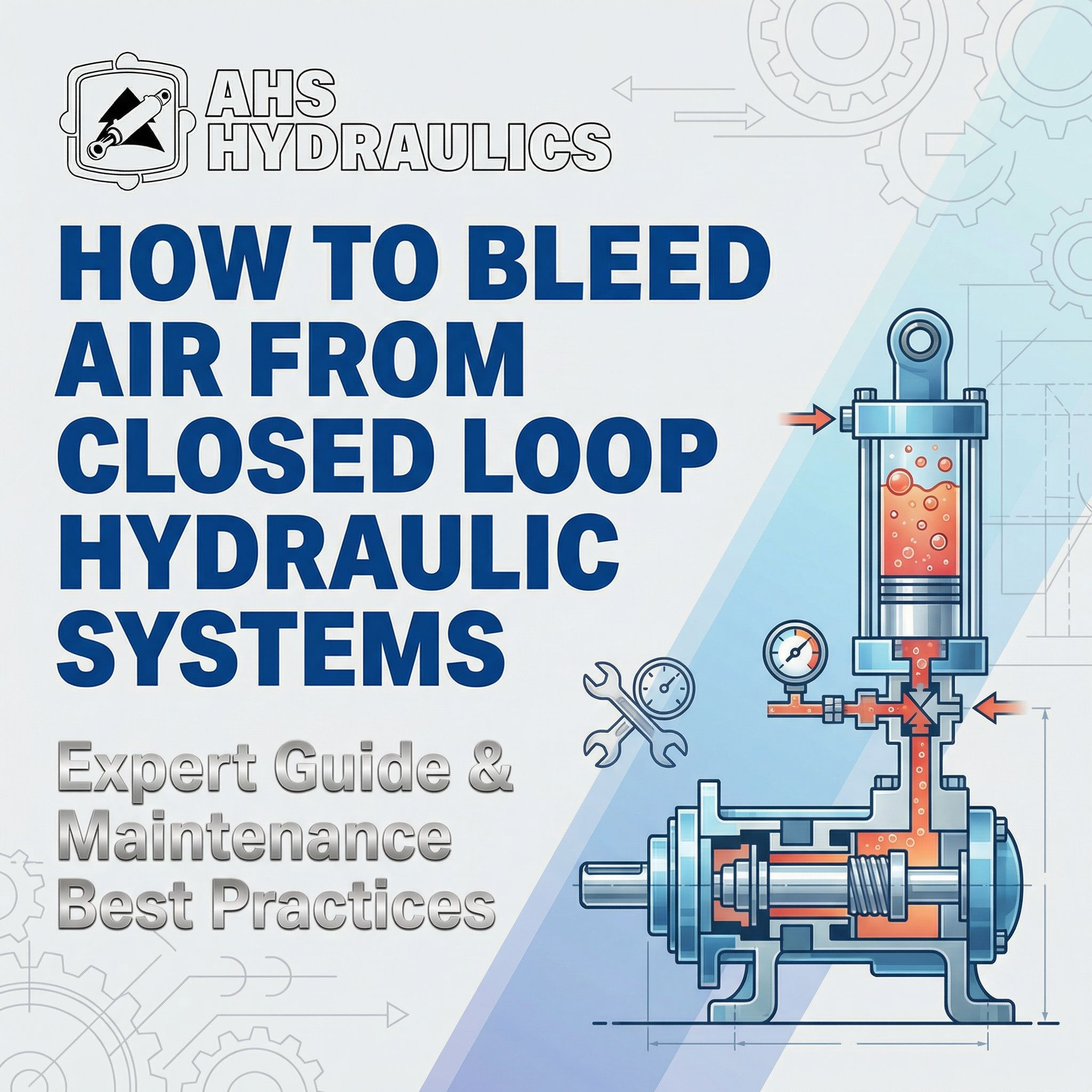 How to Bleed Air from Closed Loop Hydraulic Systems