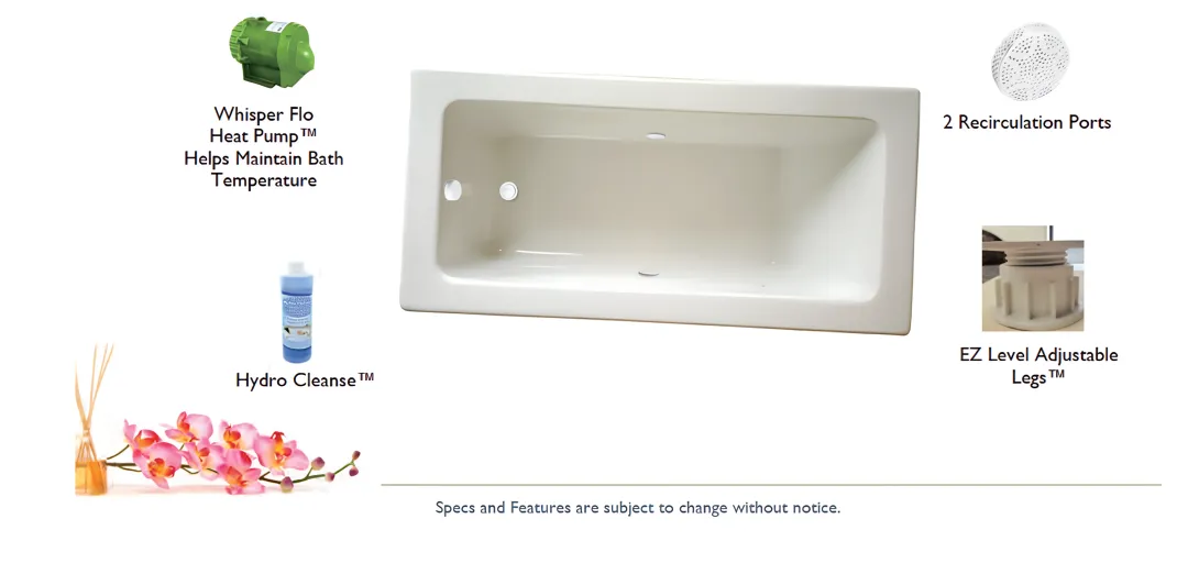 Soothing Soak Heated Bath Series