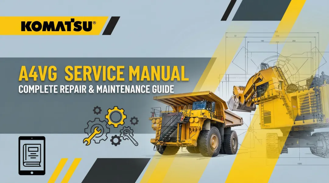 A4VG Service Manual: Complete Repair & Maintenance Guide