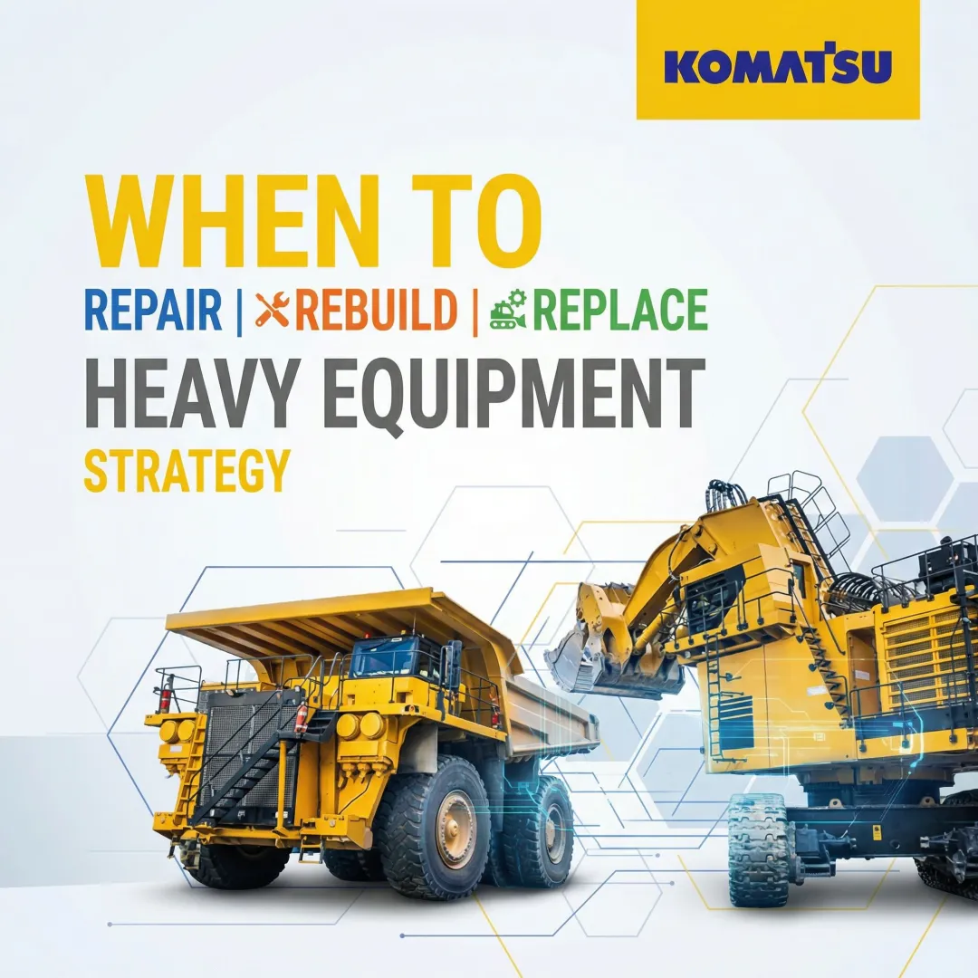 When to Repair Rebuild or Replace Heavy Equipment