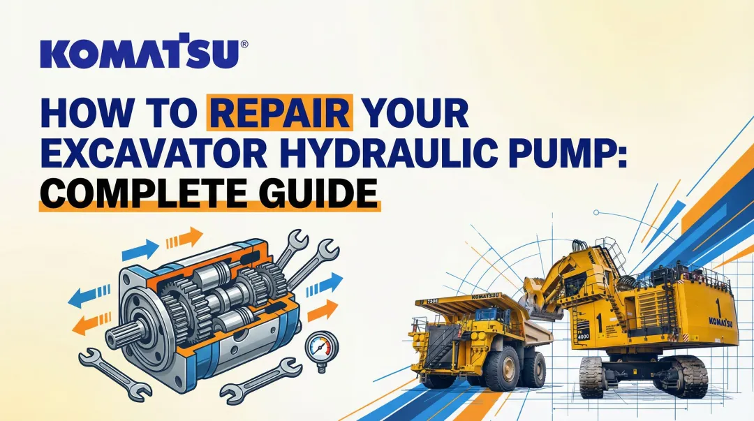 How to Repair Your Excavator Hydraulic Pump: Complete Guide