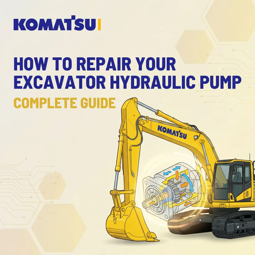 How to Repair Your Excavator Hydraulic Pump: Complete Guide