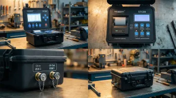 ISO 4406 hydraulic fluid cleanliness testing equipment and particle count analysis