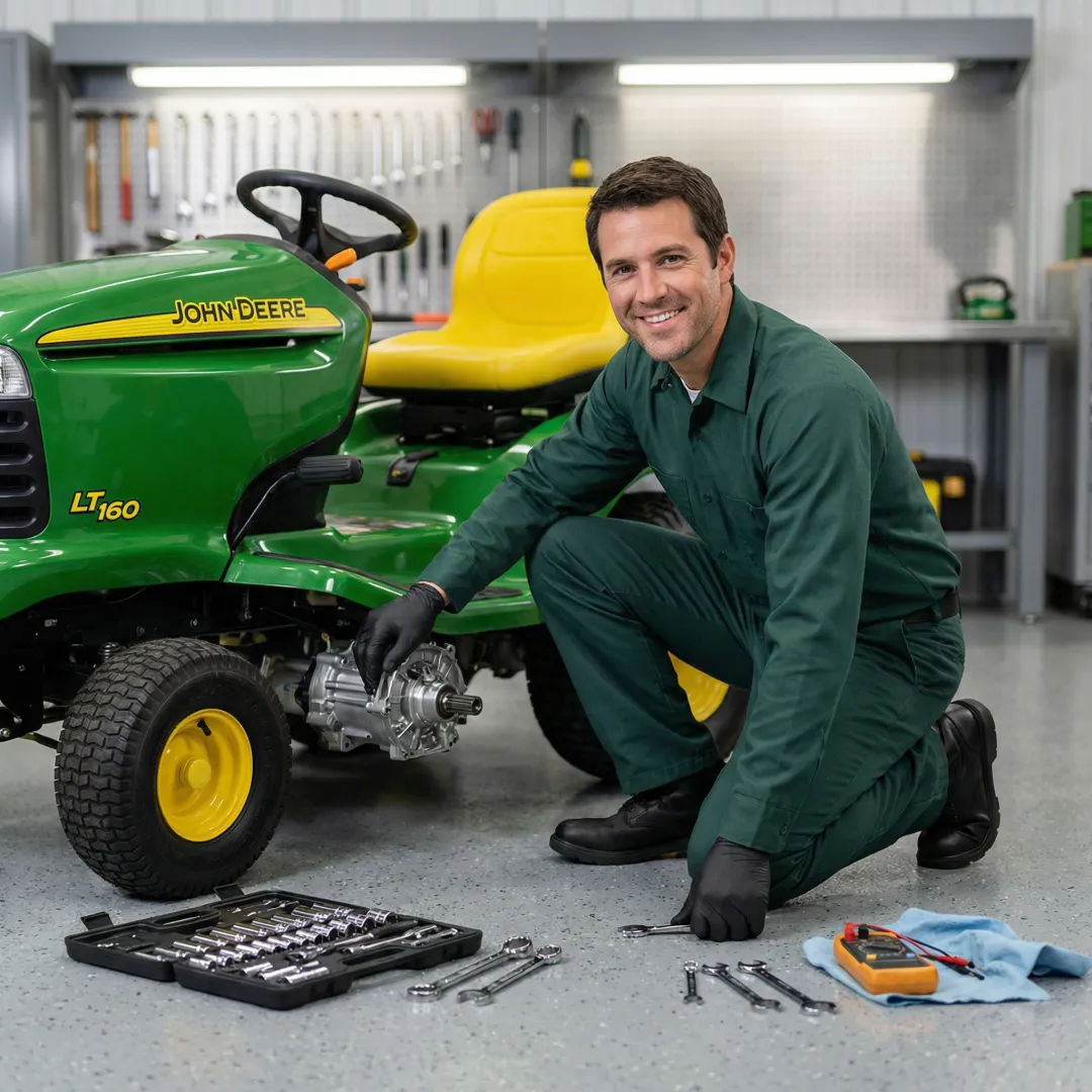 John Deere LT160 Hydrostatic Transmission Repair