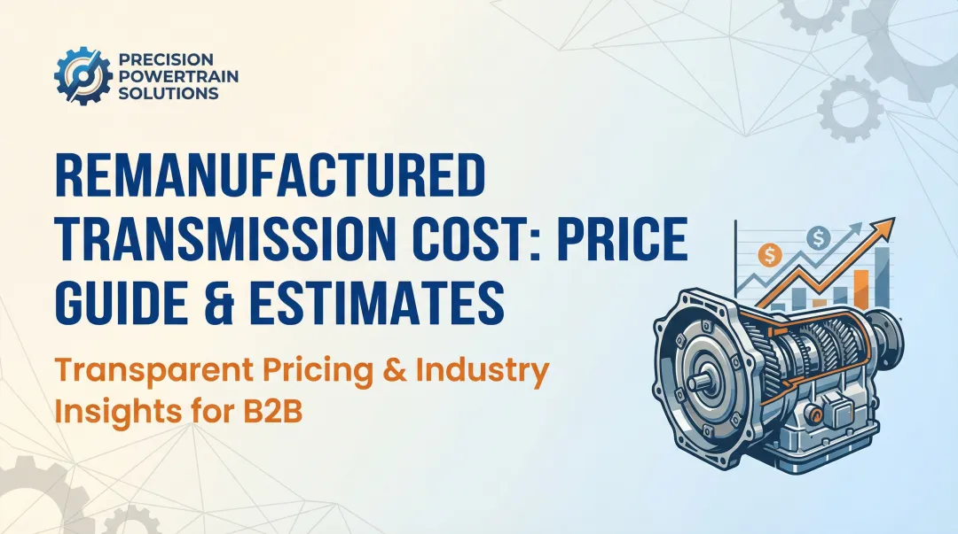 Remanufactured Transmission Cost: Price Guide & Estimates
