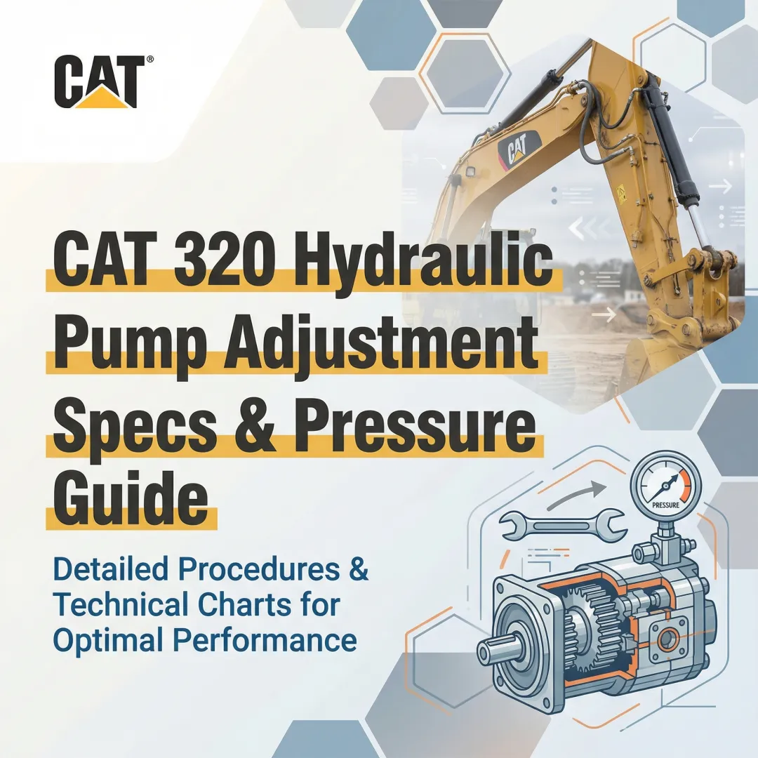 CAT 320 Hydraulic Pump Adjustment Specs & Pressure Guide
