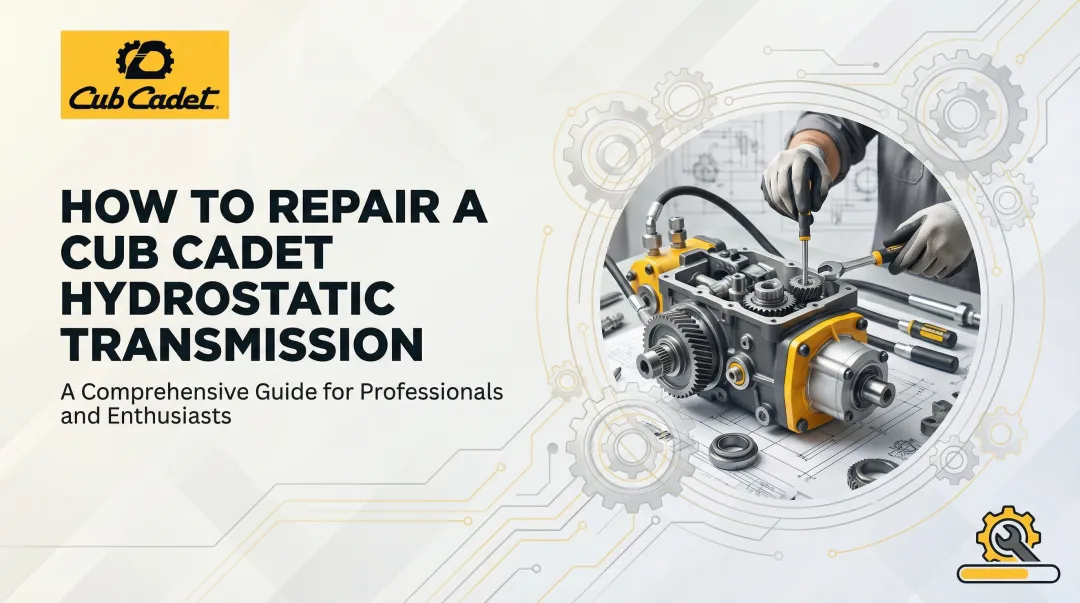 How to Repair a Cub Cadet Hydrostatic Transmission