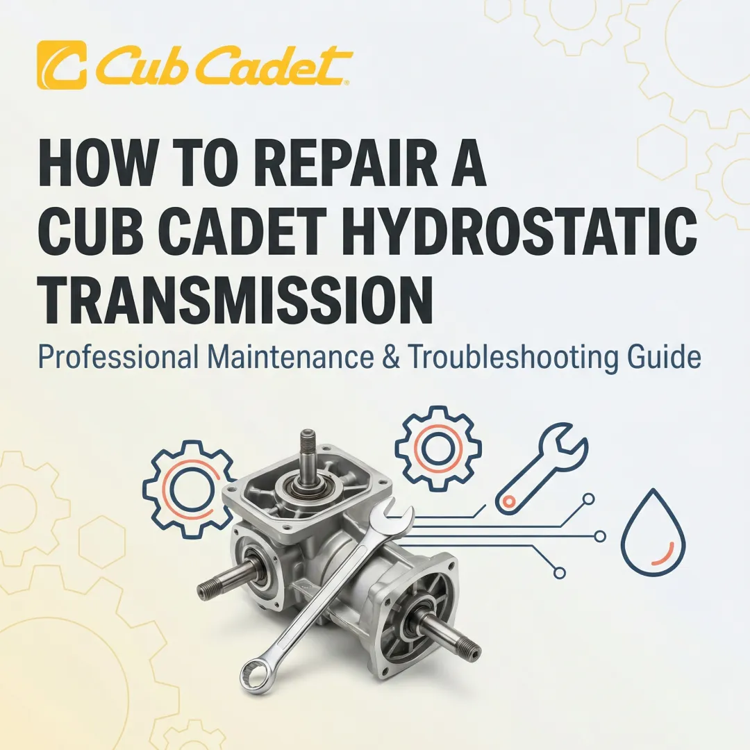 How to Repair a Cub Cadet Hydrostatic Transmission