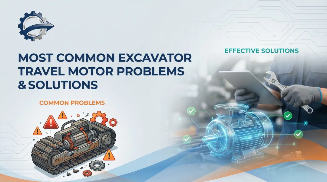 Most Common Excavator Travel Motor Problems & Solutions