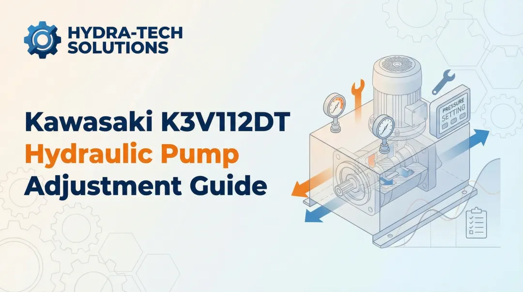 Kawasaki K3V112DT Hydraulic Pump Adjustment Guide