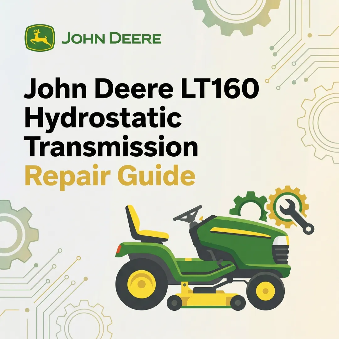 John Deere LT160 Hydrostatic Transmission Repair Guide