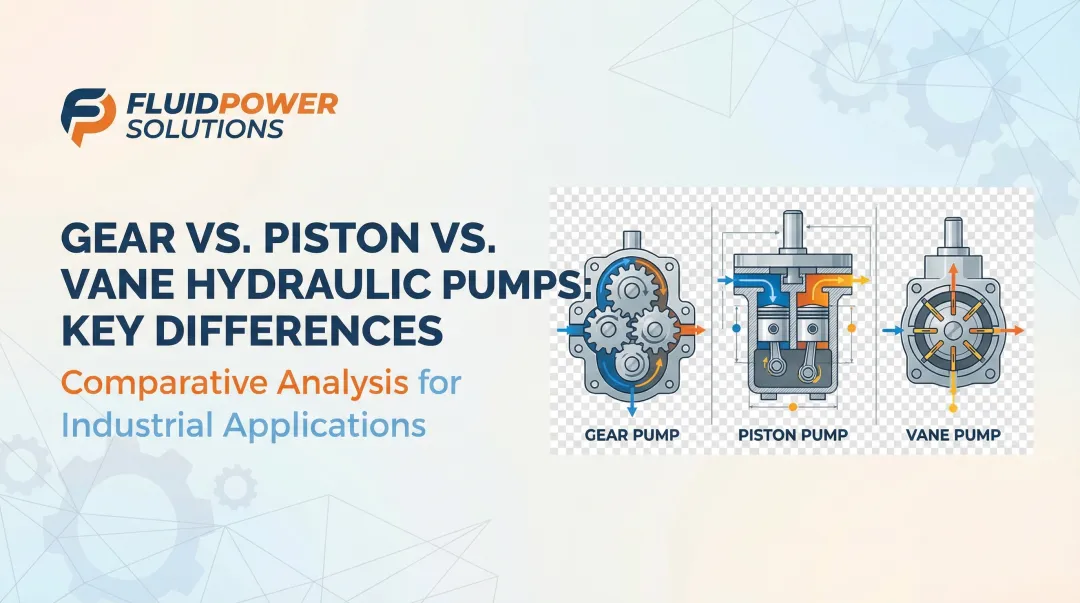 Gear vs. Piston vs. Vane Hydraulic Pumps: Key Differences