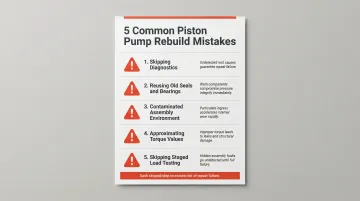 5 most common piston pump rebuild mistakes and how to avoid them