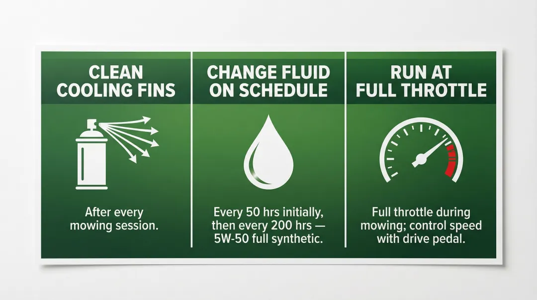 Three preventive maintenance habits to extend L120 hydrostatic transmission life