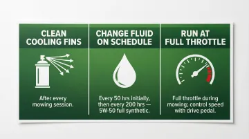 Three preventive maintenance habits to extend L120 hydrostatic transmission life