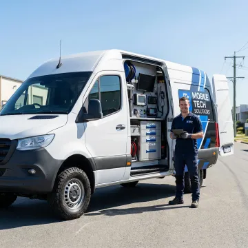 Emergency response truck with hydraulic motor repair equipment