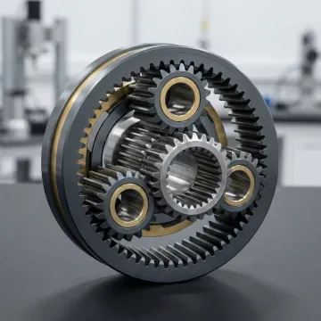 Compound planetary gear assembly for heavy equipment