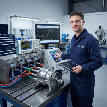 Precision motor testing and calibration equipment