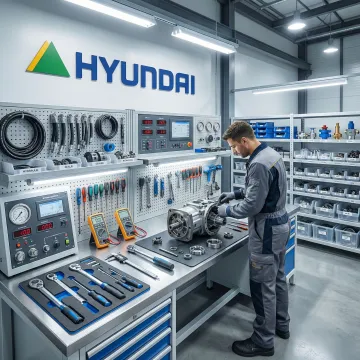 Professional hydraulic pump repair service in Mobile, AL workshop