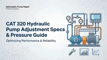 CAT 320 Hydraulic Pump Adjustment Specs &amp; Pressure Guide