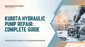Kubota Hydraulic Pump Repair: Complete Guide
