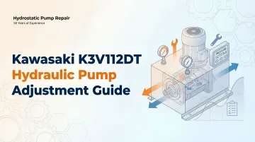 Kawasaki K3V112DT Hydraulic Pump Adjustment Guide