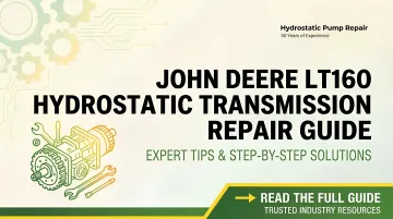 John Deere LT160 [Hydrostatic Transmission](/blog/repair-cub-cadet-hydrostatic-transmission) Repair Guide