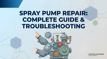 Spray Pump Repair: Complete Guide &amp; Troubleshooting