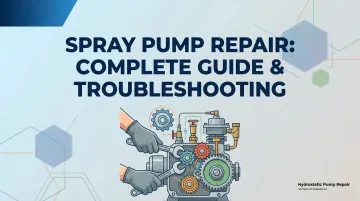 Spray Pump Repair: Complete Guide &amp; Troubleshooting