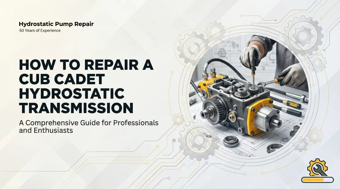 How to Repair a Cub Cadet Hydrostatic Transmission