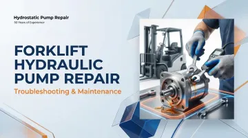 Forklift Hydraulic Pump Repair: Troubleshooting &amp; Maintenance