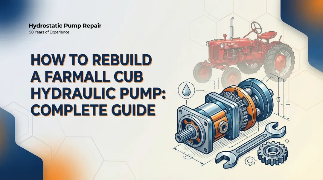 How to Rebuild a Farmall Cub Hydraulic Pump: Complete Guide
