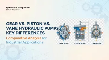 Gear vs. Piston vs. Vane Hydraulic Pumps: Key Differences
