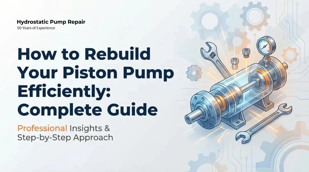 How to Rebuild Your Piston Pump Efficiently: Complete Guide