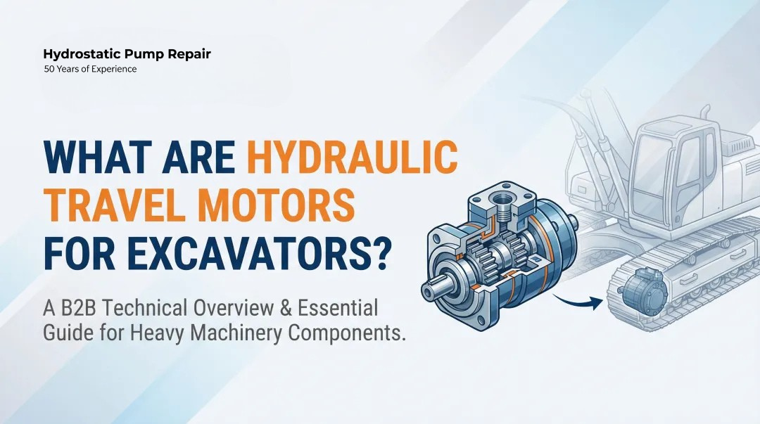 What Are Hydraulic Travel Motors for Excavators?