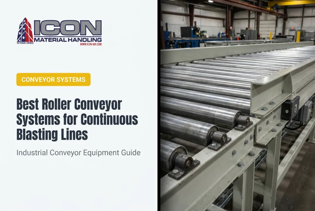 Best Roller Conveyor Systems for Continuous Blasting Lines