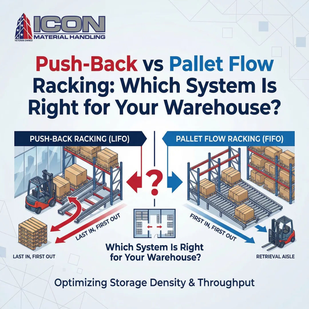 Push-Back vs Pallet Flow Racking: Which System Is Right for Your Warehouse?