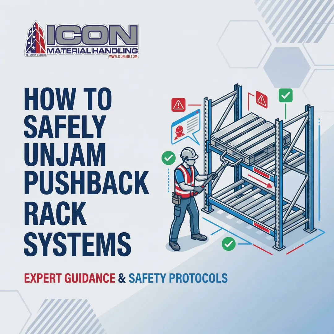 How to Safely Unjam Pushback Rack Systems