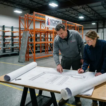 Custom warehouse equipment planning session