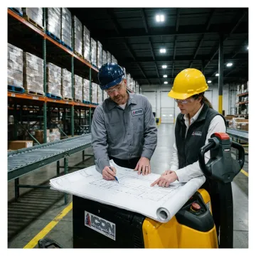 Warehouse automation and racking equipment planning