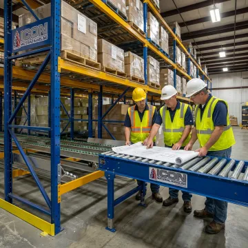 Engineers planning an automation system